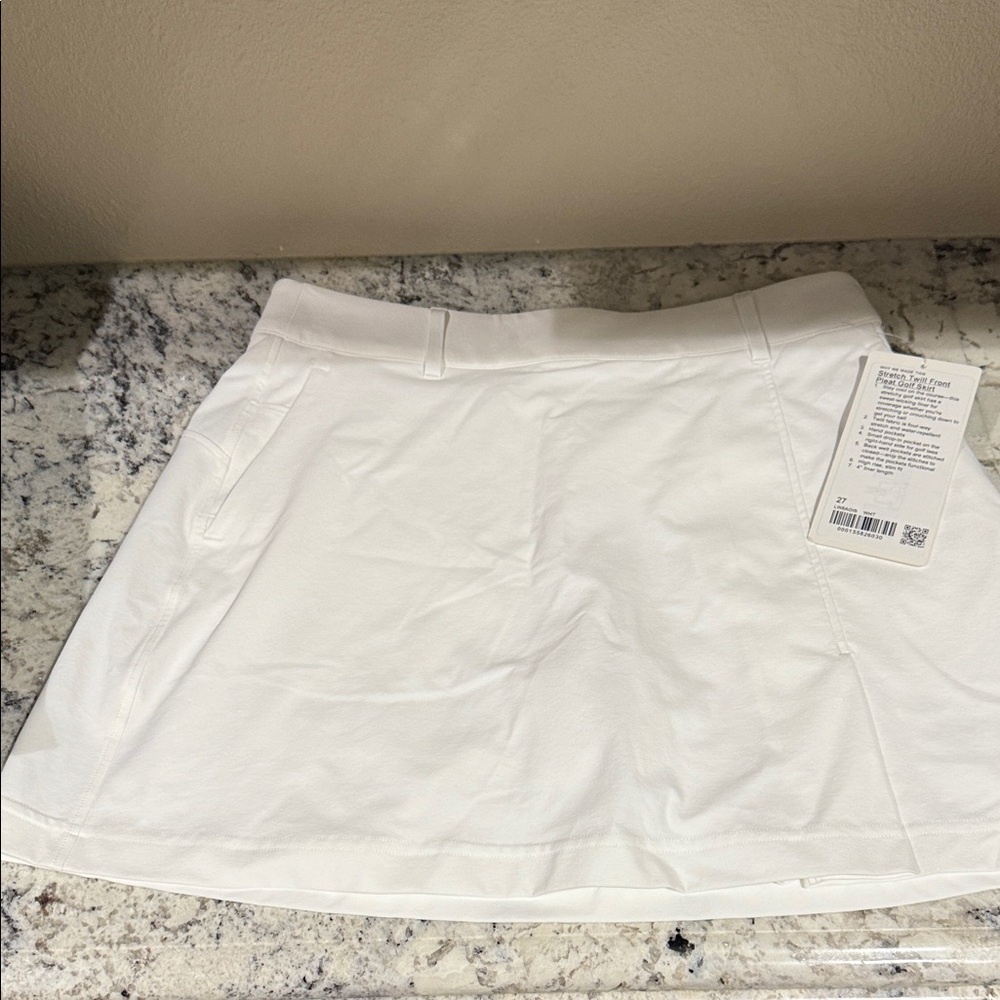 Lululemon Athletica White Mini Skirt